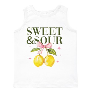 The Juniper Shop Sweet & Sour Lemon Toddler Tank - 1 of 4