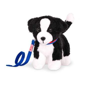 Our Generation Border Collie Puppy with Posable Legs 6" Pet Dog Plush