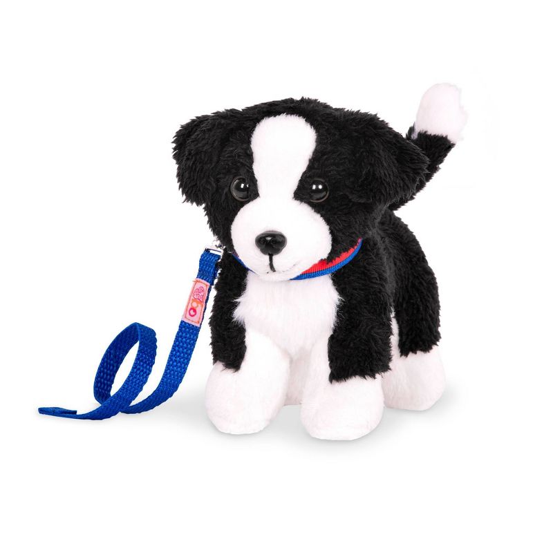 Our Generation Border Collie Puppy with Posable Legs 6&#34; Pet Dog Plush, 1 of 6