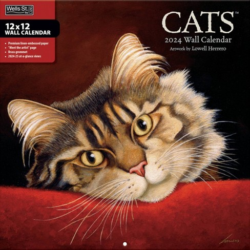 Cats In Art Wall Calendar