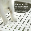 LunaLulinlk Closed cat litter box, large, with lid, drawer style, easy to clean, blue - 4 of 4