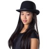 Dress Up America Black Derby Hat - Black Bowler Hat - 3 of 4