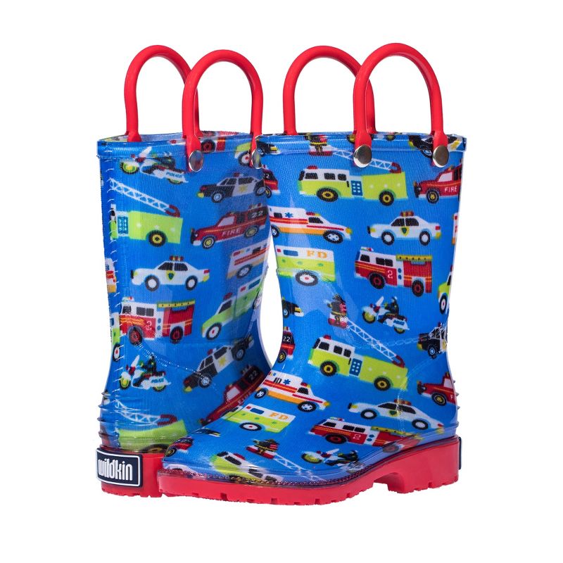 Wildkin Kids Waterproof Pull On Rain Boots, 1 of 7