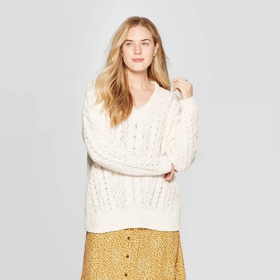 target white sweater