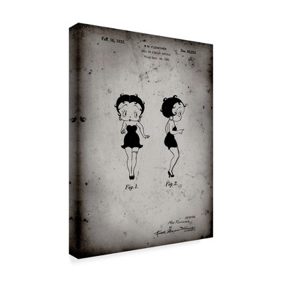 Trademark Fine Art -Cole Borders 'Betty Boop' Canvas Art