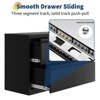 Secure 2-Drawer Lateral File Cabinet - Heavy-Duty Locking Storage for Legal/Letter Size Files - 4 of 4