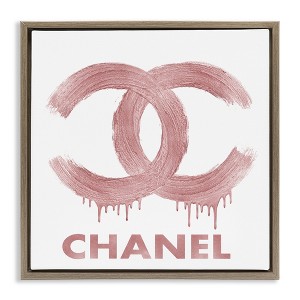 Stupell Industries Dripping Paint Fashion Brand, 18" x 18" - 1 of 4
