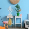 CIAO Tech Decorative Cactus Neon Night Light LED Desk Table Lamp - 3 of 4