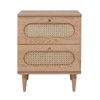 TOV Furniture Carmen Cane Wooden Nightstand - 2 of 4