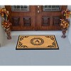 A1HC Natural Coir Door Mat 24x39, Anti-Shed Treated Durable Doormat for Outdoor Entrance Monogrammed - 3 of 4
