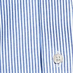clear blue/white stripe