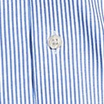clear blue/white stripe