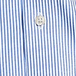 clear blue/white stripe