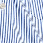 clear blue/white stripe