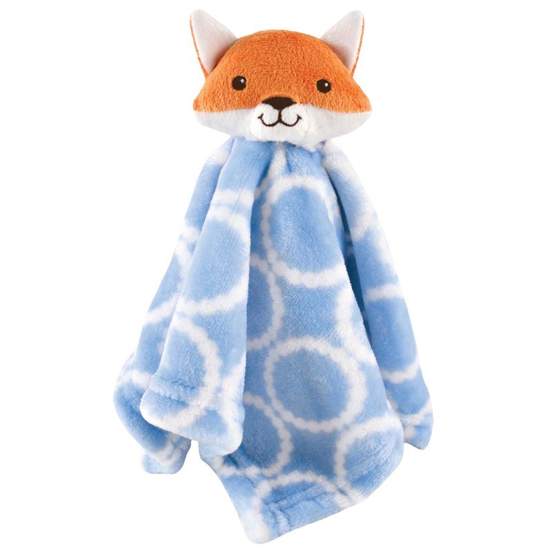 Hudson Baby Infant Boy Plush Blanket with Security Blanket, Blue Fox, One Size, 4 of 5