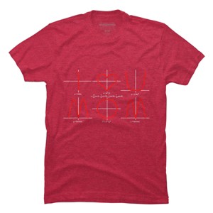 Men's Design By Humans I Love You Mom Math Equations By WatercolorFun T-Shirt - 1 of 2