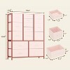 15 Drawers Dresser, Tall Dressers for Bedroom, Large Chests of Drawers, Fabric Storage Dresser Organizer Unit for Closet, Hallway, Living Room - 4 of 4