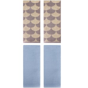 REGALWOVEN 4 Pcs Cotton Bathroom Decorative Hand Towels - 1 of 4