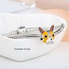 Dog Puppy Charm European Bead Enamel Sterling Silver Ginger Lyne Collection - 3 of 4