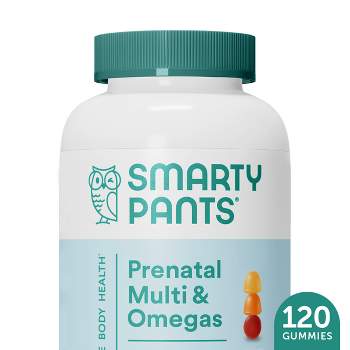 SmartyPants Prenatal Multi & Omega-3 Fish Oil Gummy Vitamins with DHA & Folate - 120 ct
