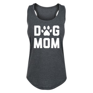 Women's - Instant Message - Dog Mom Graphic Racerback Tank - 1 of 4