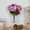 Nearly Natural 19-in Hydrangea Artificial Plant (Set of 3), Beauty - 2 of 2