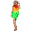 LA LEELA Women's Wraps Summer Long Pareos Vacation Skirt Cover-Up Beach Bikini Beachwear Sarong Coverups Swimwear for Women One Size Multi,Tie Dye - 4 of 4