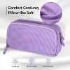 Paaaawaters Big Capacity Pencil Case Pen Pouch, Soft Corduroy Pencil Bag with 3 Compartment, Multiple Pockets, Sturdy Zipper - 3 of 4