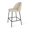 Nano 25" Upholstered Counter Height Bar Stools Set of 4 Armless Bar Chair with Backest Wider Seat Bar Chairs for Kitchen Island Home Bar-Maison Boucle - 4 of 4