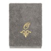 Linum Home Textiles 100% Turkish Cotton MONICA Gold Thread 3PC Embellished Towel Set - 4 of 4