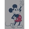 Boy's Mickey & Friends Plaid Mickey Mouse Retro Pull Over Hoodie - 2 of 4