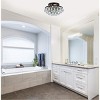 Elegant Lighting Corona 14 inch black flush mount - 2 of 4