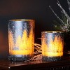 Navy Pine Tree Glass Candle Holder (Set of 2) - 2 of 4