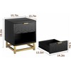 Drawer Storage Cabinet, Dresser for Bedroom, 53.5" Dresser Organizer with Metal Handle and Legs - 3 of 4