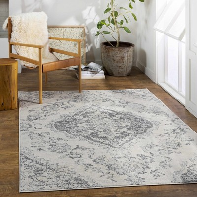 Hauteloom Cream Gray Wallsburg Area Rug