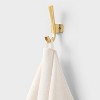 2pk Holly Wreath Christmas Hand Towels Cream - Threshold™ - 4 of 4