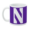 Northwestern University Primary Logo Ceramic Coffee Mug Novelty Gift Mugs for Coffee Tea and Hot Drinks 11oz White - 3 of 4