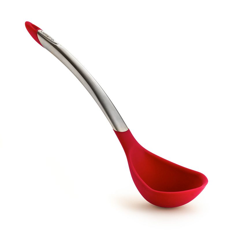 Cuisipro Silicone & Stainless Steel 12.25-Inch Ladle, 1 of 2