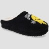Joe Boxer Women's Halloween Spooky Szn Scuff Slippers - Black - 4 of 4