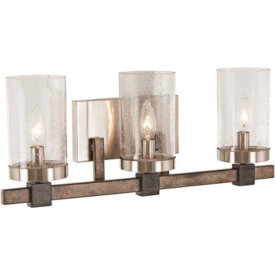 Minka Lavery Bridlewood 22 1/2" Wide Brushed Nickel 3-Light Bath Light