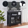 Big Sur Highboy TV Stand for TVs up to 42" with Storage Cabinets - Breighton Home - 3 of 4