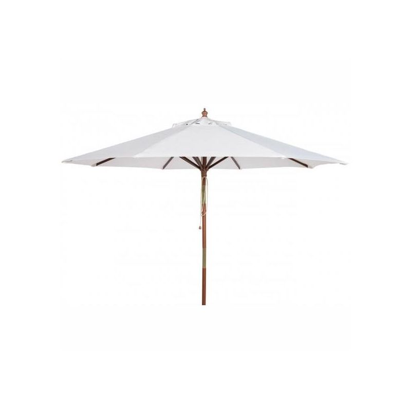 Cannes 9Ft Wooden Patio Outdoor Umbrella  - Safavieh, 1 of 2
