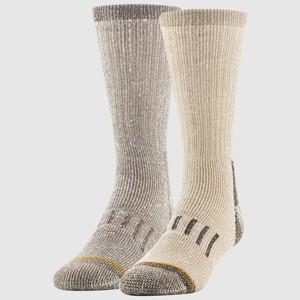 GOLDTOE Signature Collection Men's Cotton Hiker Socks - Cream 6-12.5 - 1 of 4
