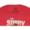 Marvel Men's Deadpool I'm Sorry Did I Offend You Adult Short Sleeve T-Shirt - 3 of 3