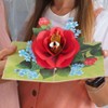 Paper Love 3D Camellia Flower Pop Up Card - 4 of 4