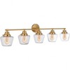 Craftmade Lighting Essex 5 - Light Vanity in  Satin Brass - 2 of 2