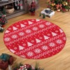 Coucheta Christmas Tree Doormat & Area Rug, Washable Low Pile Non-Slip Carpet, Holiday Mat for Entryway, Bedroom, Living Room & Indoor Festive Decor - 4 of 4