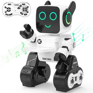 SUGIFT Robot Dog for Kids Remote Control Smart Toy with RGB Lights Dancing Singing Voice Touch Play Coin Bank Educational Gift - 1 of 4