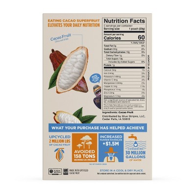 BLUE STRIPES Superfruit Gummies Cacao Fruit - 3.5oz/5pk