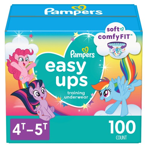 Pampers Easy Ups Girls' My Little Pony Disposable Training Underwear -  4T-5T 